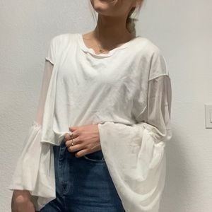 White FREE PEOPLE SHIRT